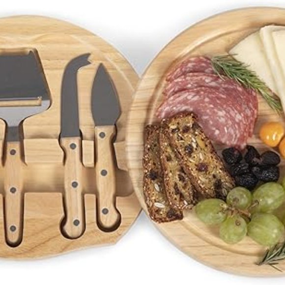 Legacy Green Bay Packers PICNIC TIME Cheese Board and Knife Set - Picture 2 of 5